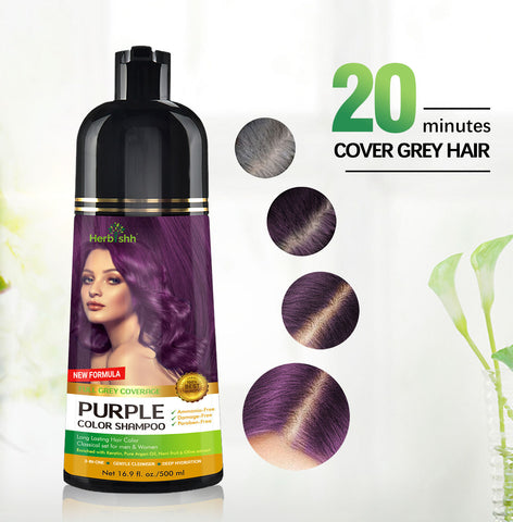 Purple Herbishh Color Shampoo