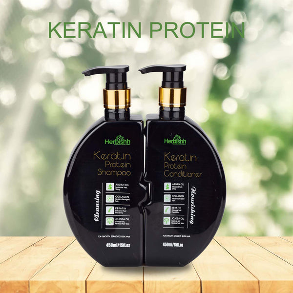Herbishh Keratin Shampoo and Conditioner Set
