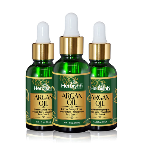 3 pcs - Herbishh Natural Ginger Essential Hair Oil