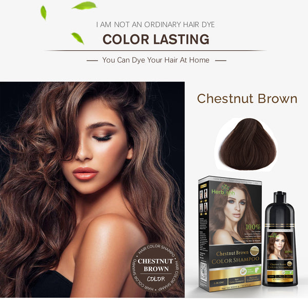 Chestnut Brown Herbishh Color Shampoo