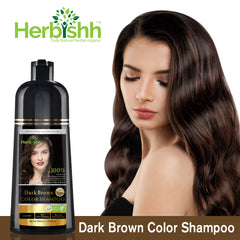 Herbishh Dark Brown Herbishh Color Shampoo
