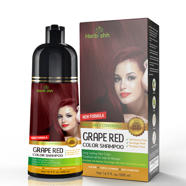 Grape Red Herbishh Color Shampoo