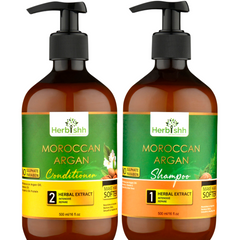Herbishh Argan Oil Shampoo and Conditioner Set