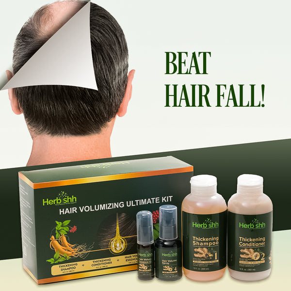 Herbishh Hair Volumizing Set - 4 items in set