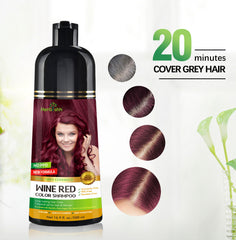 Wine Red Herbishh Color Shampoo