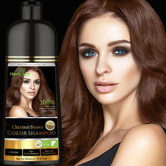 (Choose Brown or Black Shades)  1pc Herbishh Color Shampoo