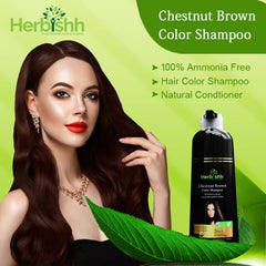 (Choose Brown or Black Shades) 3 pcs Color Shampoo + Free 1 pc Argan Hair Mask