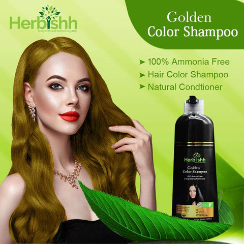 Gold Herbishh Color Shampoo
